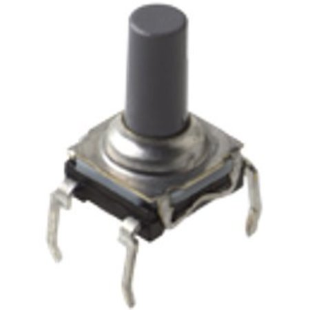 C&K COMPONENTS Keypad Switch, 1 Switches, Spst, Momentary-Tactile, 0.05A, 32Vdc, 5N, 4 Pcb Hole Cnt, Solder KSL0M511LFTR